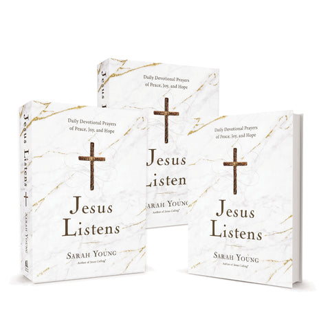 Jesus Listens, 3-Pack: Daily Devotional Prayers of Peace, Joy, and Hope (a 365-Day Prayer Book)