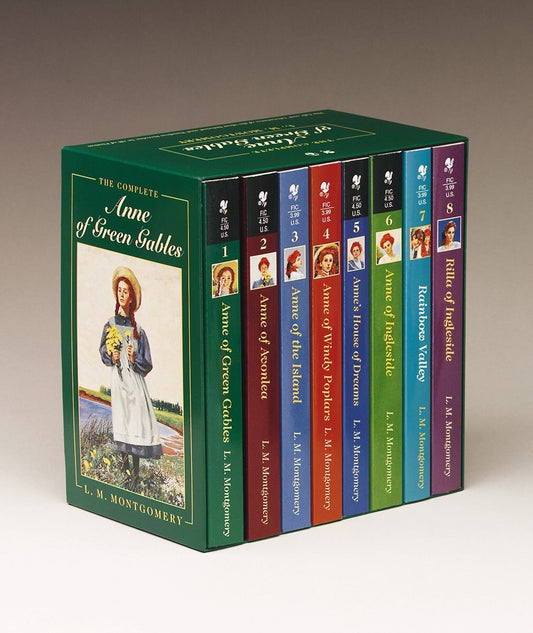 Anne of Green Gables, Complete 8-Book Box Set - Montgomery, L. M. (Boxed Set)-Children's Books/Ages 9-12 Fiction-9780553609417-BookBizCanada