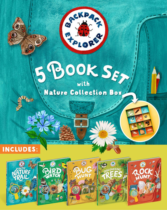 Backpack Explorer 5-Book Set with Nature Collection Box - Editors of Storey Publishing (Hardcover)-Children's Books/Ages 4-8 Nonfiction-9781635866667-BookBizCanada