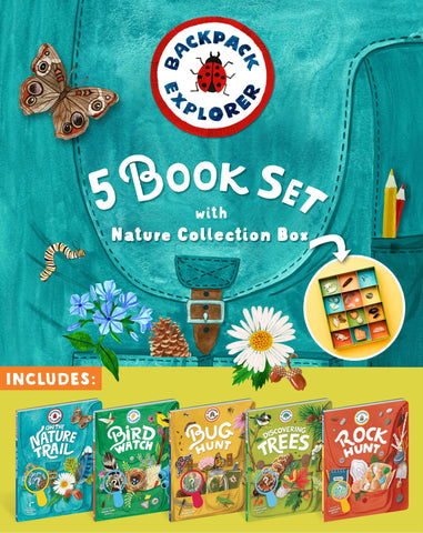 Backpack Explorer 5-Book Set with Nature Collection Box - Editors of Storey Publishing (Hardcover)