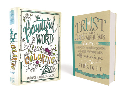 Beautiful Word Coloring Bible-NIV: Hundreds of Verses to Color - Zondervan (Hardcover)