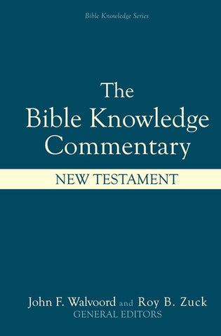 Bible Knowledge Commentary: New Testament - Walvoord, John F. (Hardcover)