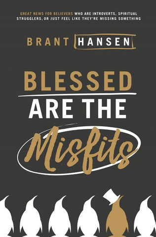 Blessed Are the Misfits: Great News for Believers Who Are Introverts, Spiritual Strugglers, or Just Feel Like They're Missing Something - Hansen, Brant (Paperback)