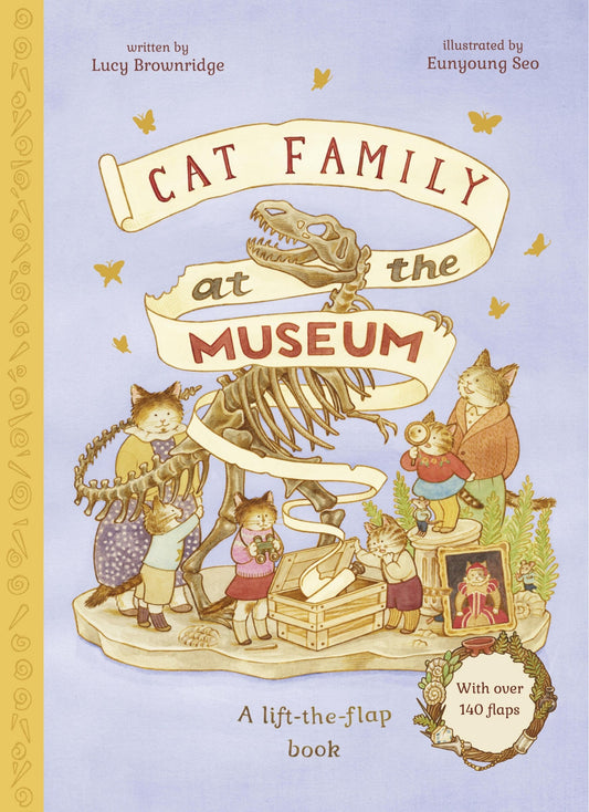 Cat Family at the Museum: A Lift-The-Flap Book with Over 140 Flaps - Seo, Eunyoung (Hardcover)-Children's Books/Ages 4-8 Nonfiction-9780711283282-BookBizCanada