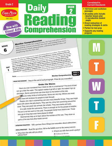 Daily Reading Comprehension, Grade 2 Teacher Edition - Evan-Moor Corporation (Paperback)