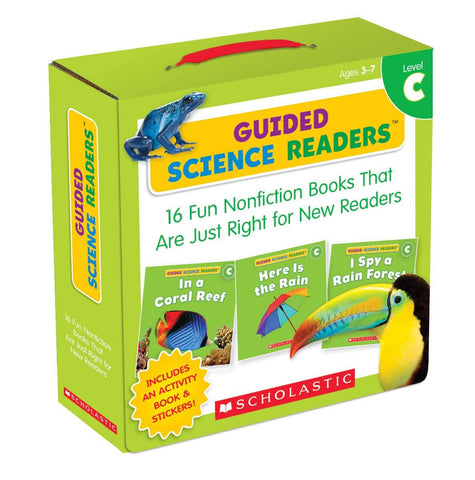 Guided Science Readers: Level C (Parent Pack): 16 Fun Nonfiction Books That Are Just Right for New Readers [With Sticker(s) and Activity Book] - Charlesworth, Liza (Boxed Set)