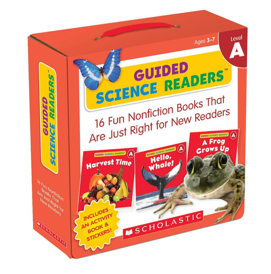 Guided Science Readers: Level a (Parent Pack): 16 Fun Nonfiction Books That Are Just Right for New Readers [With Sticker(s) and Activity Book] - Charlesworth, Liza (Boxed Set)-Children's Books/Ages 4-8 Nonfiction-9780545650922-BookBizCanada