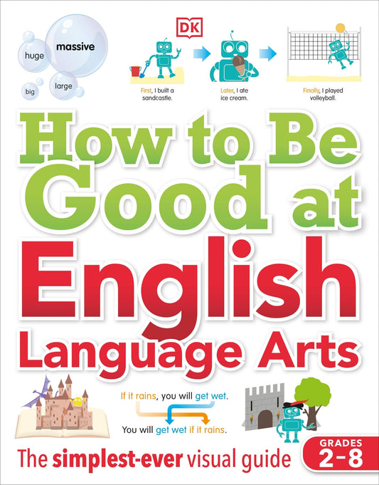 How to Be Good at English Language Arts: The Simplest-Ever Visual Guide - Dk (Paperback)-Children's Books/Ages 9-12 Nonfiction-9780744048476-BookBizCanada