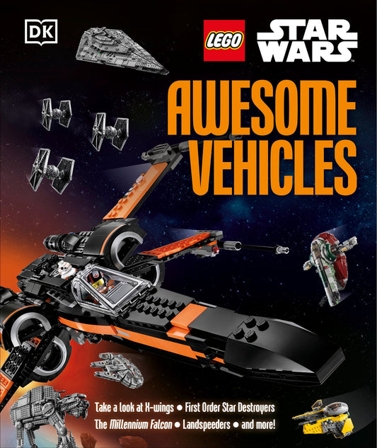 Lego Star Wars Awesome Vehicles - Hugo, Simon (Hardcover)-Children's Books/Ages 4-8 Nonfiction-9780744051865-BookBizCanada