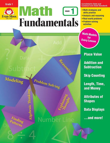 Math Fundamentals, Grade 1 Teacher Resource - Evan-Moor Corporation (Paperback)