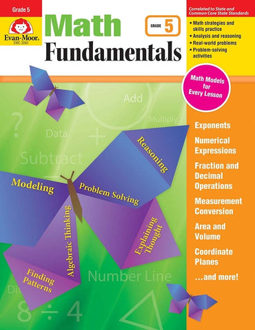 Math Fundamentals, Grade 5 Teacher Resource - Evan-Moor Corporation (Paperback)