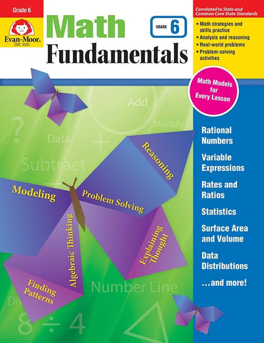 Math Fundamentals, Grade 6 Teacher Resource - Evan-Moor Corporation (Paperback)