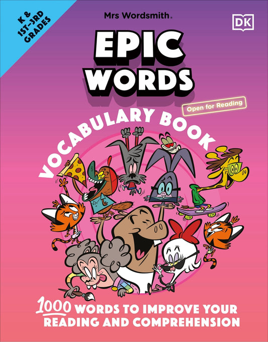 Mrs Wordsmith Epic Words Vocabulary Book, Kindergarten & Grades 1-3: 1,000 Words to Improve Your Reading and Comprehension - Mrs Wordsmith (Hardcover)-Children's Books/Ages 4-8 Nonfiction-9780744051506-BookBizCanada