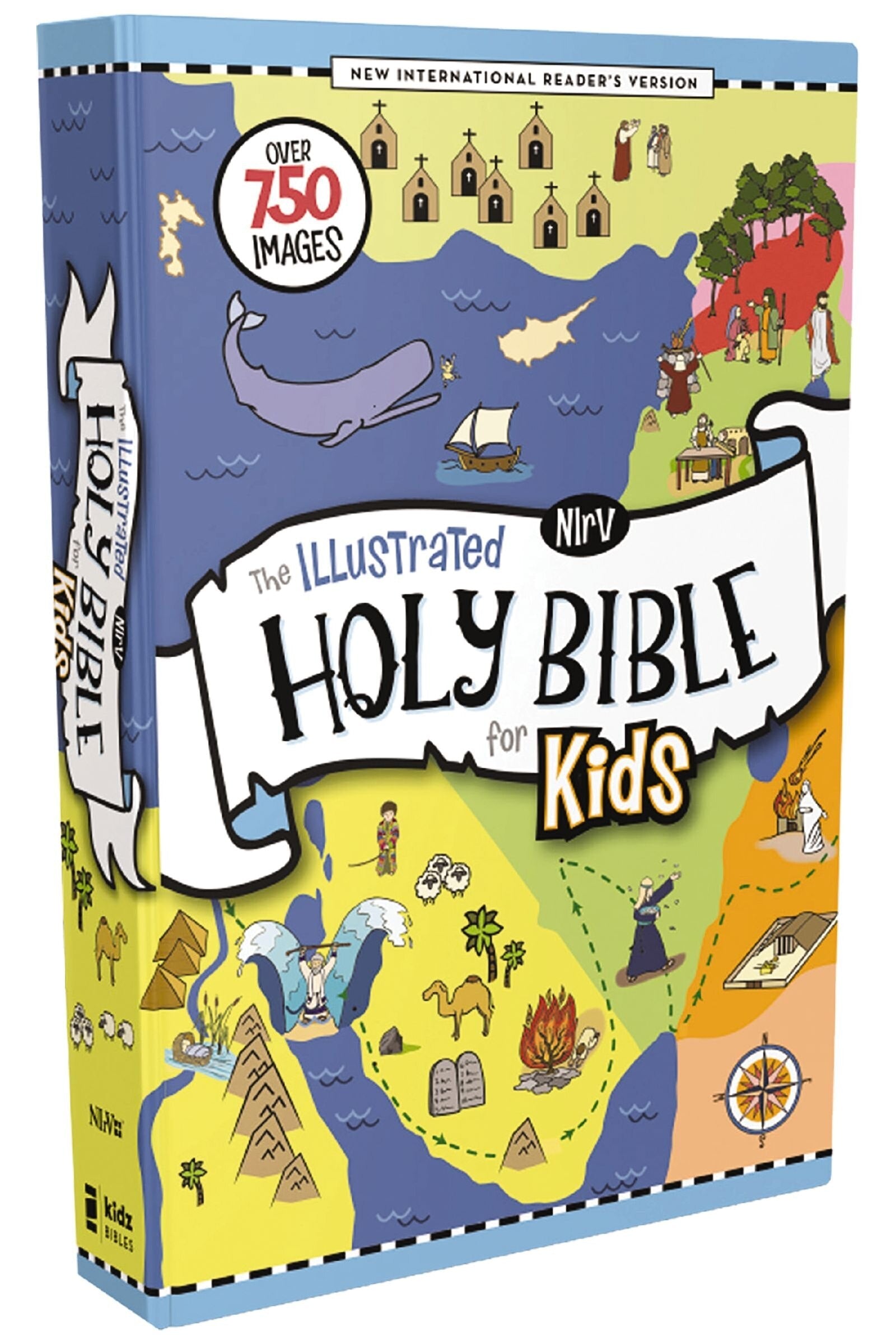 Nirv, the Illustrated Holy Bible for Kids, Hardcover, Full Color, Comfort Print: Over 750 Images - Zondervan (Hardcover)-Bibles-9780310765790-BookBizCanada