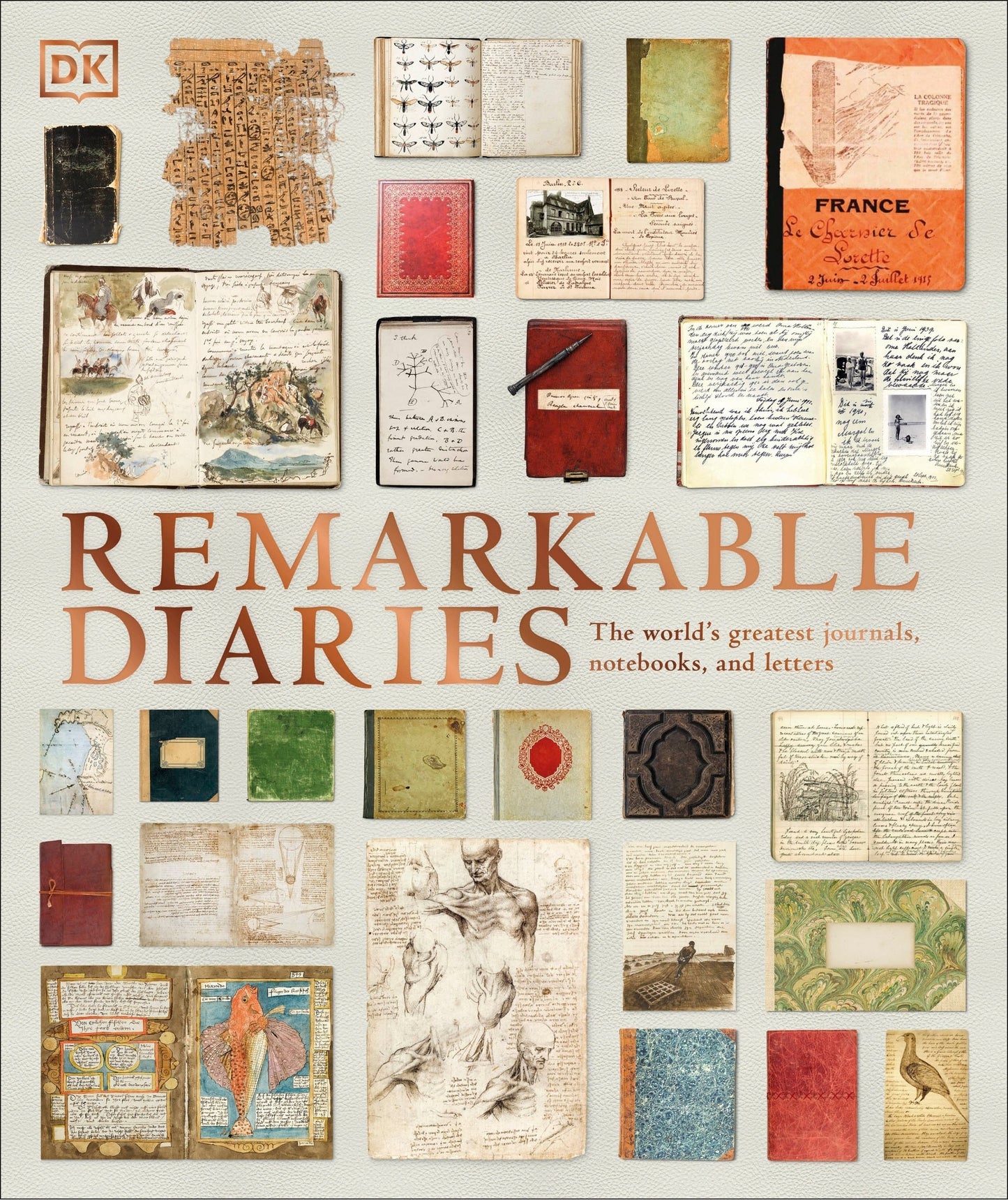 Remarkable Diaries: The World's Greatest Diaries, Journals, Notebooks, & Letters - Dk (Hardcover)-Literature - Classics / Criticism-9780744020434-BookBizCanada