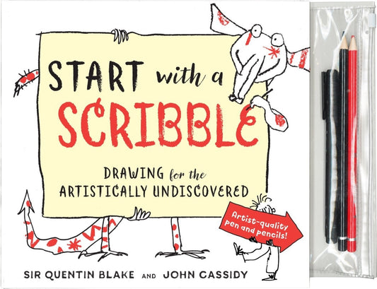 Start with a Scribble: Drawing for the Artistically Undiscovered - Blake, Quentin (Spiral)-Children's Books/Ages 9-12 Nonfiction-9781615194001-BookBizCanada