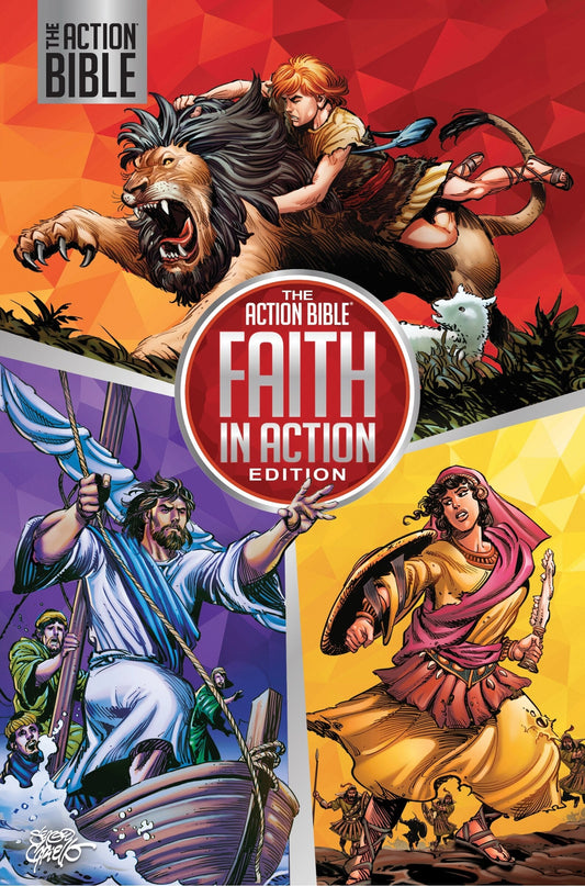 The Action Bible: Faith in Action Edition - Cariello, Sergio (Hardcover)-Young Adult Religion-9780830787005-BookBizCanada