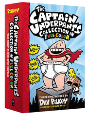 The Captain Underpants Color Collection (Captain Underpants #1-3 Boxed Set) - Pilkey, Dav (Boxed Set)