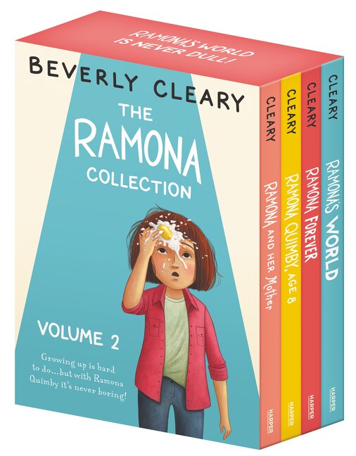 The Ramona 4-Book Collection, Volume 2: Ramona and Her Mother; Ramona Quimby, Age 8; Ramona Forever; Ramona's World - Cleary, Beverly (Paperback)-Children's 9-12 - Fiction - General-9780061246487-BookBizCanada