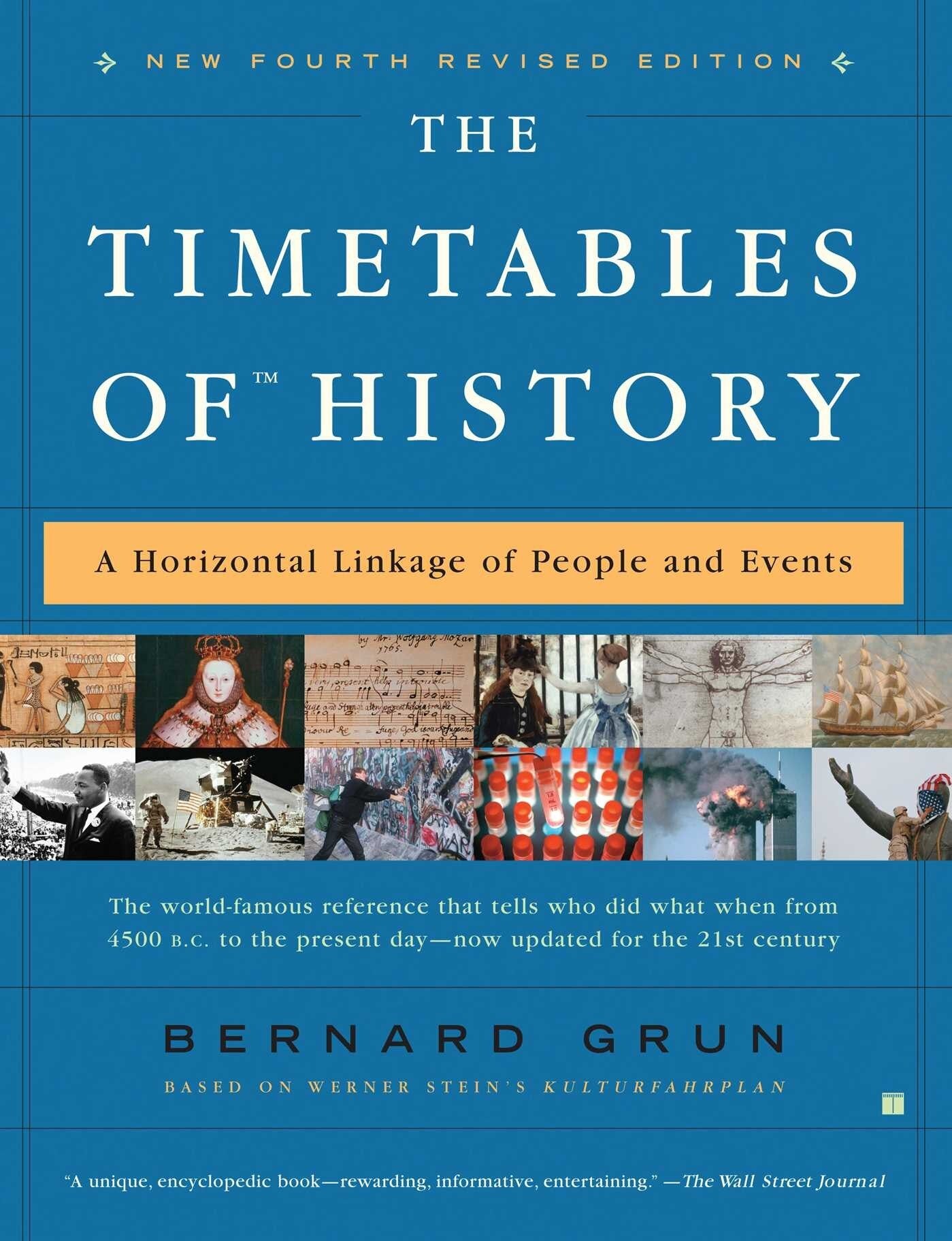 The Timetables of History: A Horizontal Linkage of People and Events - Grun, Bernard (Paperback)-History - General History-9780743270038-BookBizCanada
