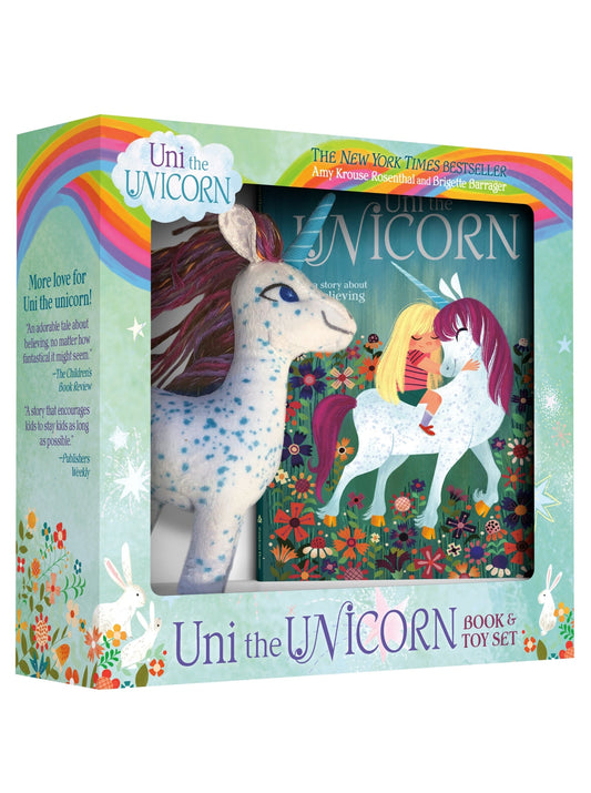 Uni the Unicorn Book and Toy Set [With Toy] - Rosenthal, Amy Krouse (Hardcover)-Children's Books/Ages 4-8 Fiction-9780593306222-BookBizCanada